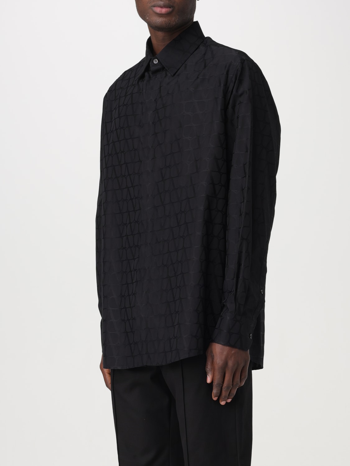 VALENTINO SHIRT: Shirt men Valentino, Black - Img 4