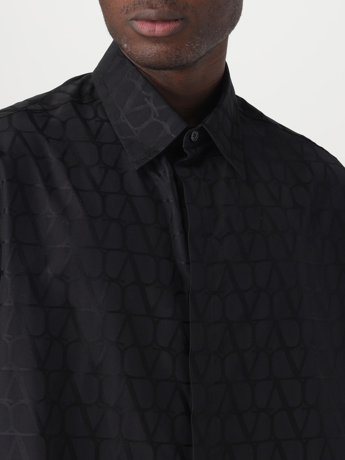 VALENTINO SHIRT: Shirt men Valentino, Black - Img 5