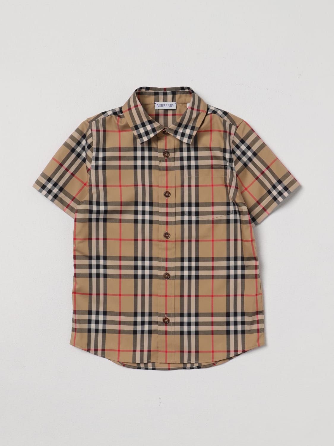 Burberry shirt kids sale on sale