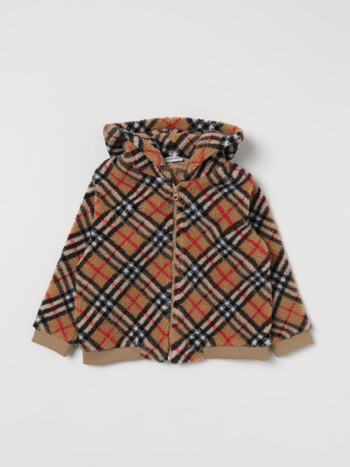 Burberry hoodie kids orange online