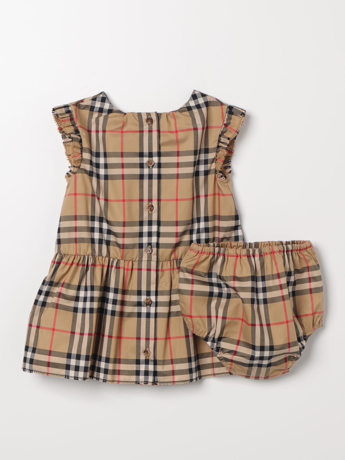 Burberry dress for babies best sale