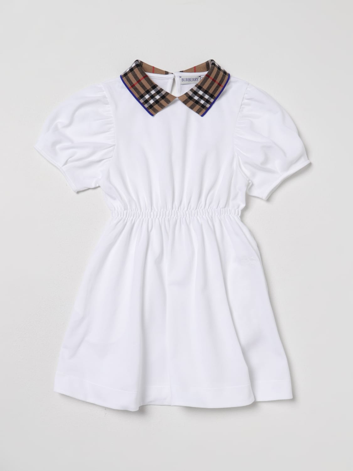 BURBERRY ROBE: Robe enfant Burberry Kids, Blanc - Img 1