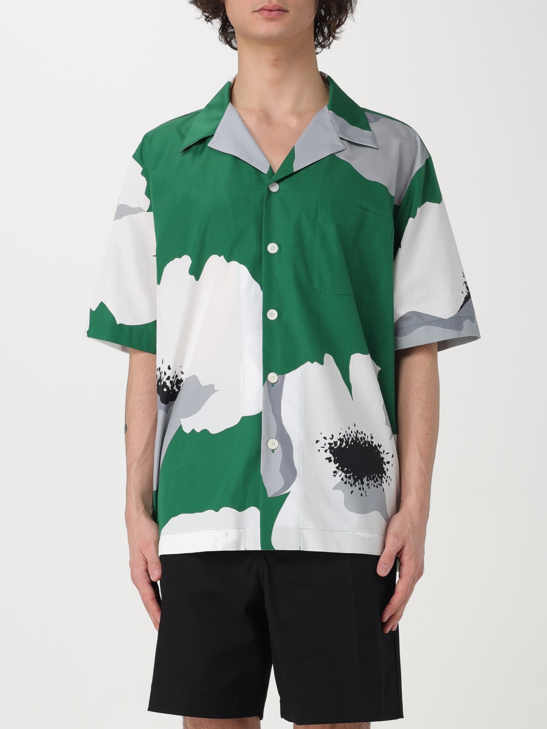 VALENTINO SHIRT: Shirt men Valentino, Green - Img 1