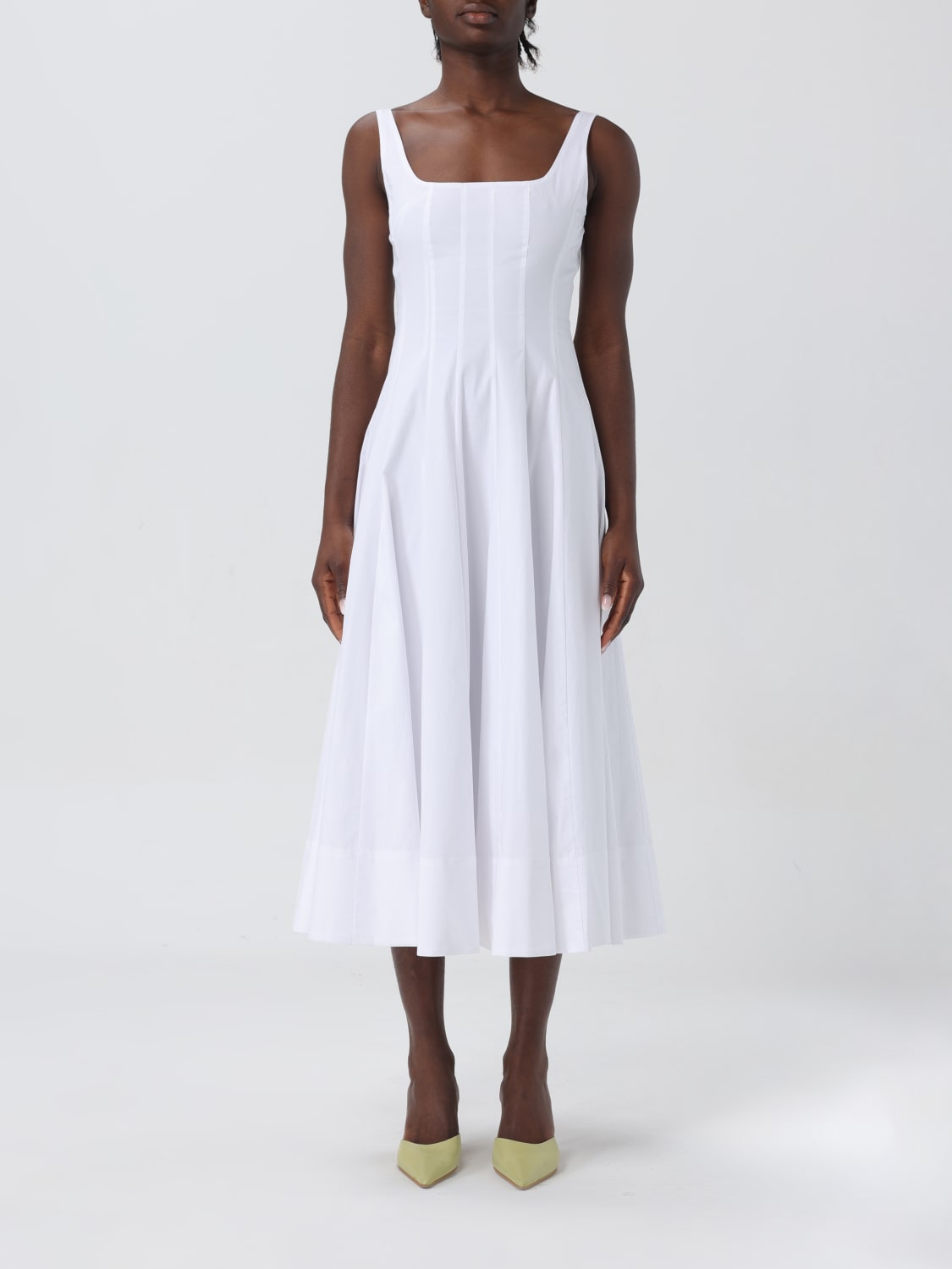 ワンピース STAUD Woman Dress White 907291 WHT STAUD: Dress woman - White | Staud dress 907291 online at