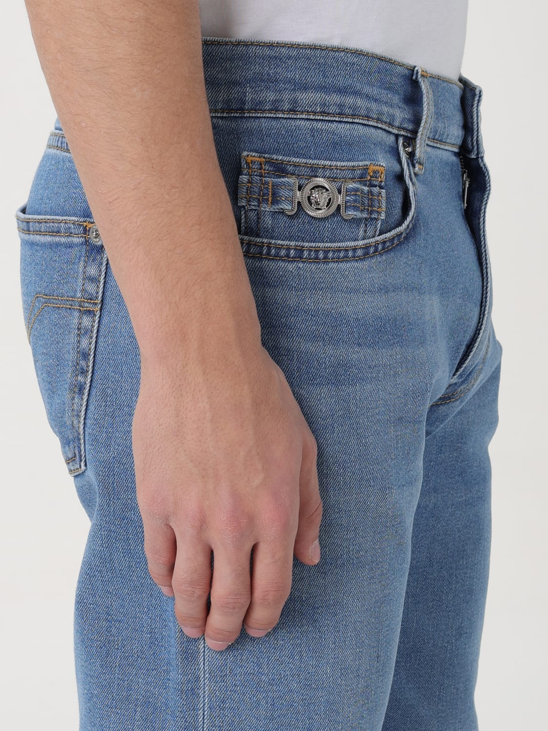 Versace Outlet: Jeans men - Denim | Versace jeans 10116931A09961 online ...