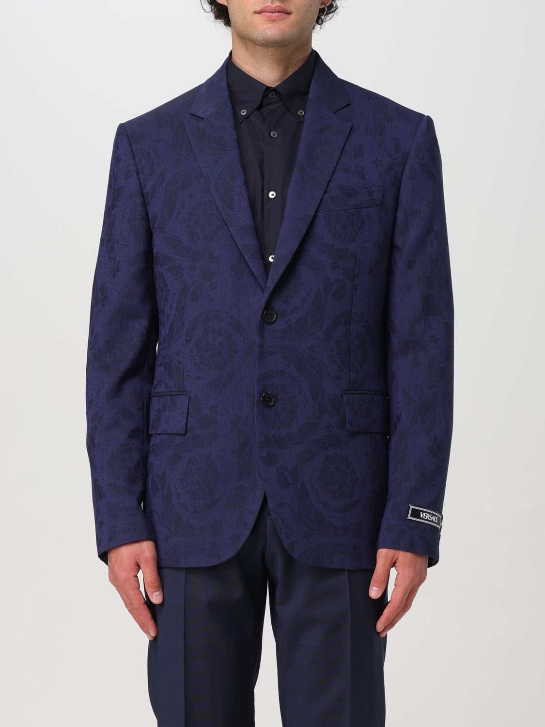 VERSACE BLAZER: Blazer men Versace, Blue - Img 1