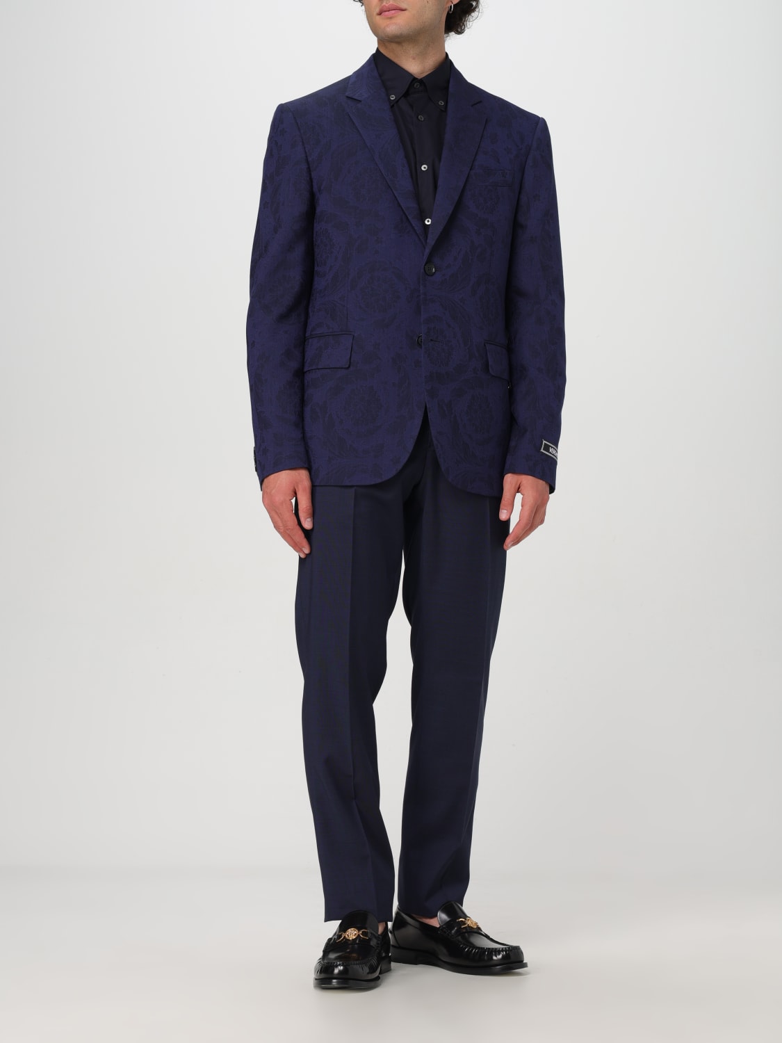 VERSACE BLAZER: Blazer men Versace, Blue - Img 2