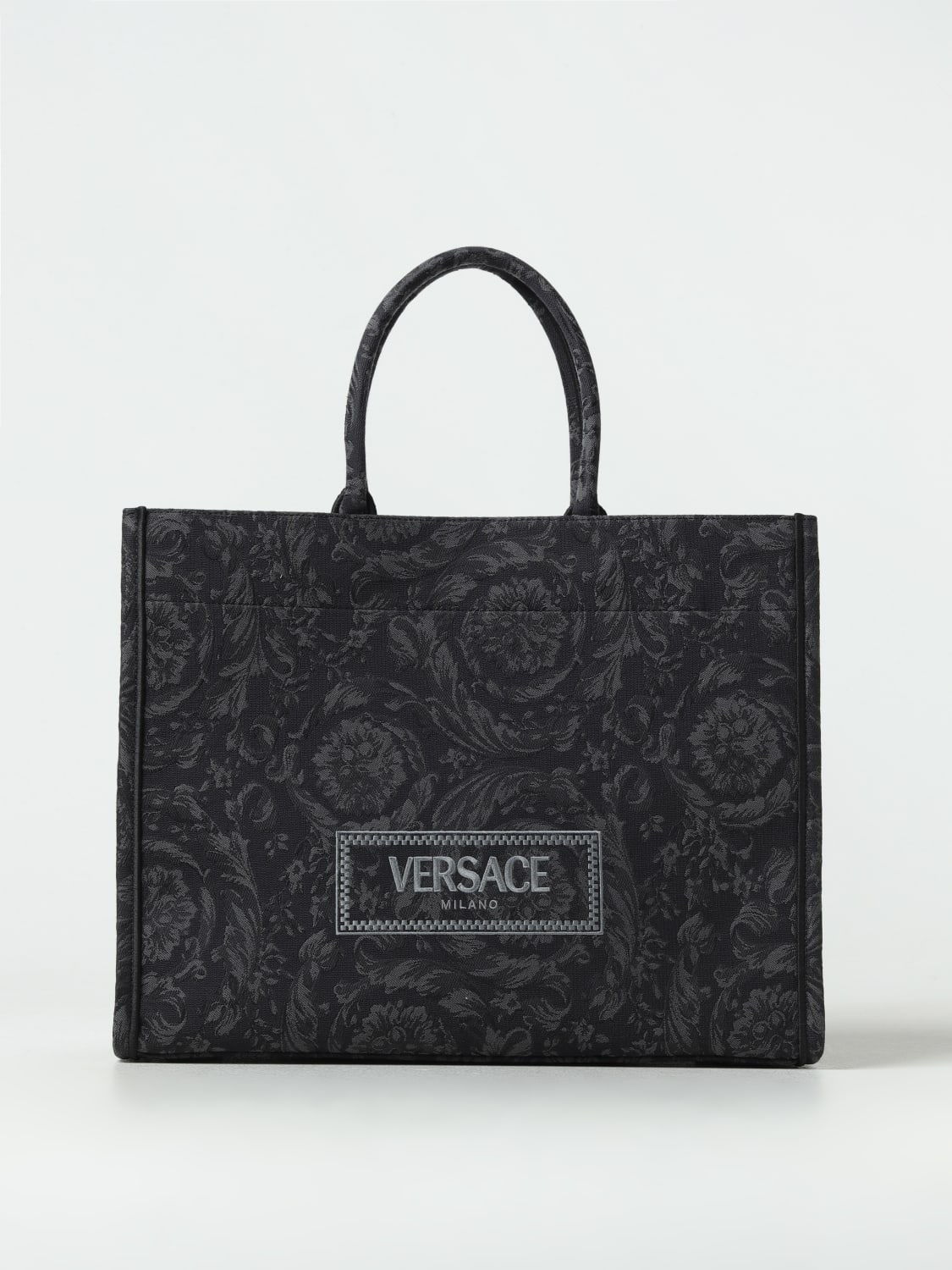 Giglio Borsa Versace in cotone jacquard