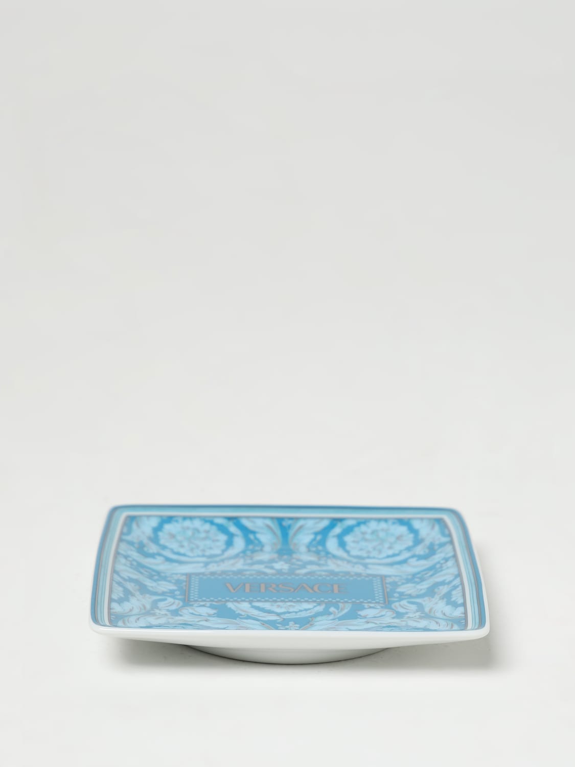 VERSACE HOME ACCESSORI DA SCRIVANIA: Svuota tasche Rosenthal x Versace Home in porcellana, Azzurro - Img 2