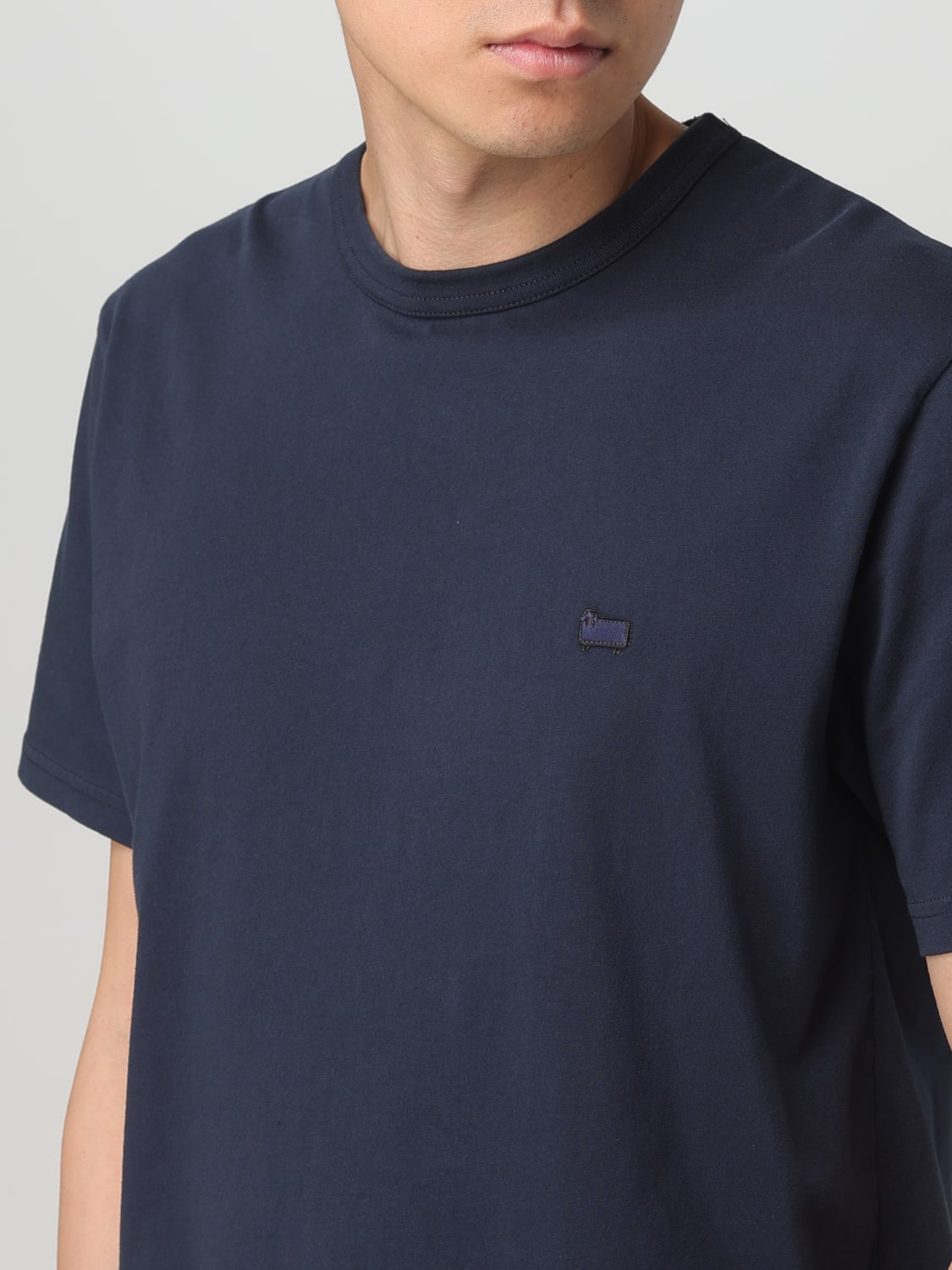 WOOLRICH T-SHIRT: T-shirt men Woolrich, Blue - Img 3