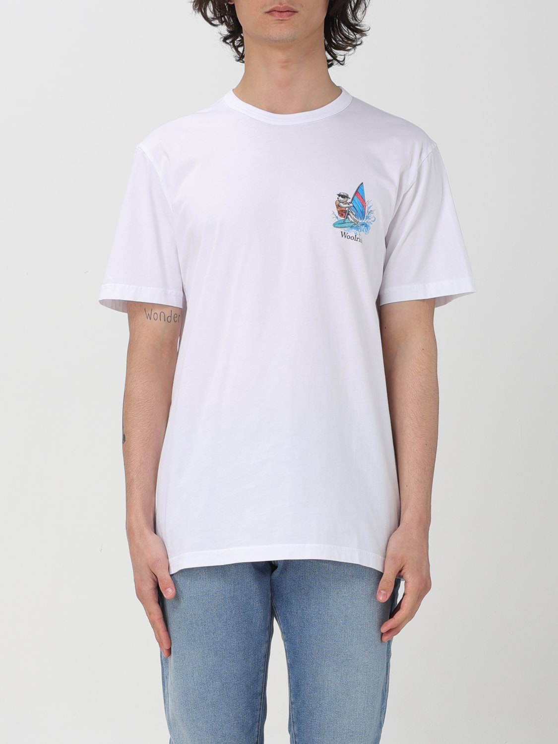 WOOLRICH T-SHIRT: T-shirt men Woolrich, White - Img 1