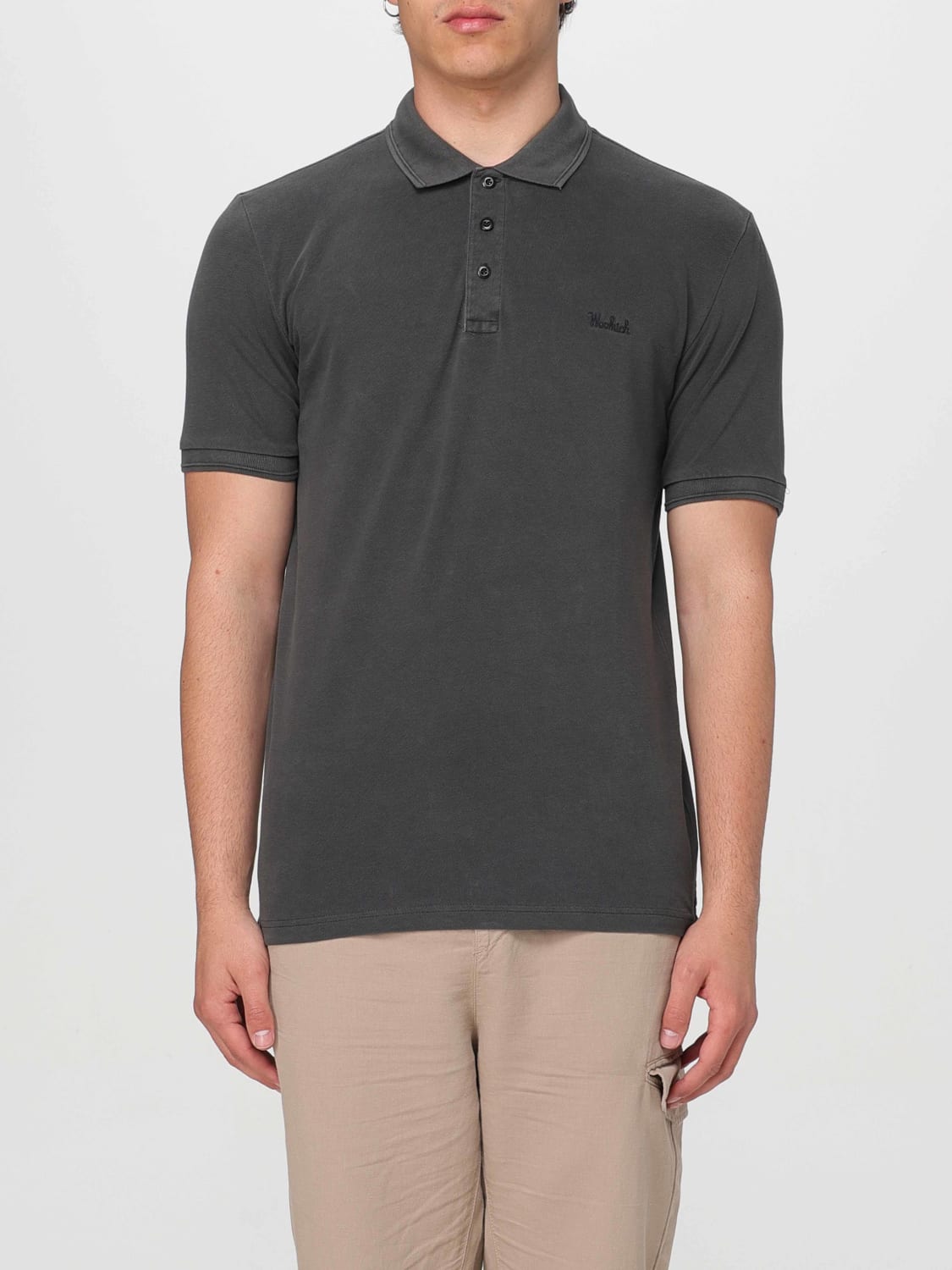 WOOLRICH POLO: Polo herren Woolrich, Schwarz - Img 1