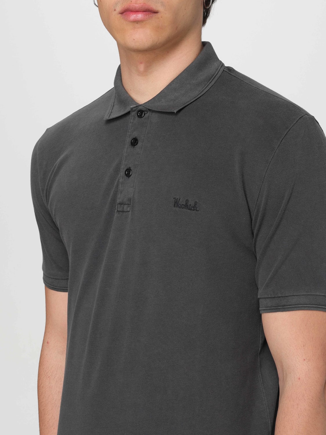 WOOLRICH POLO: Polo herren Woolrich, Schwarz - Img 3