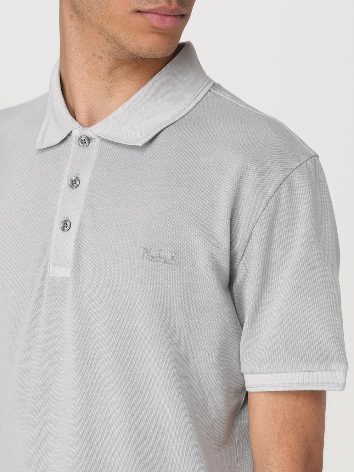 WOOLRICH POLO: Polo herren Woolrich, Grau - Img 3