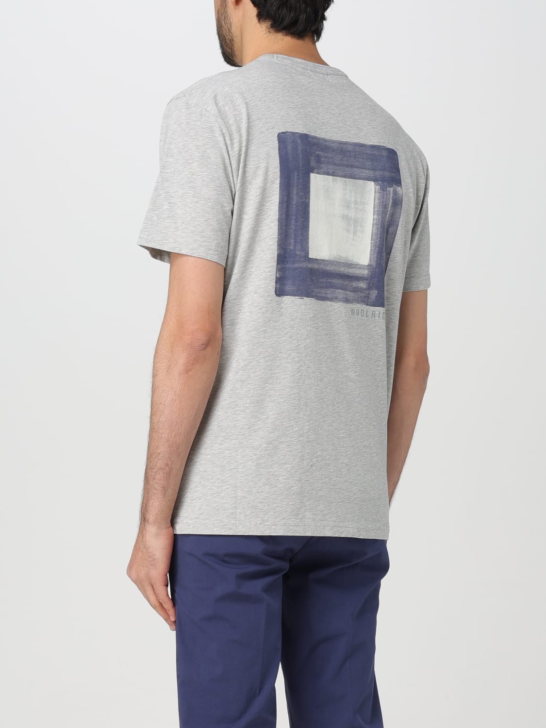 WOOLRICH T-SHIRT: T-shirt men Woolrich, Grey - Img 2