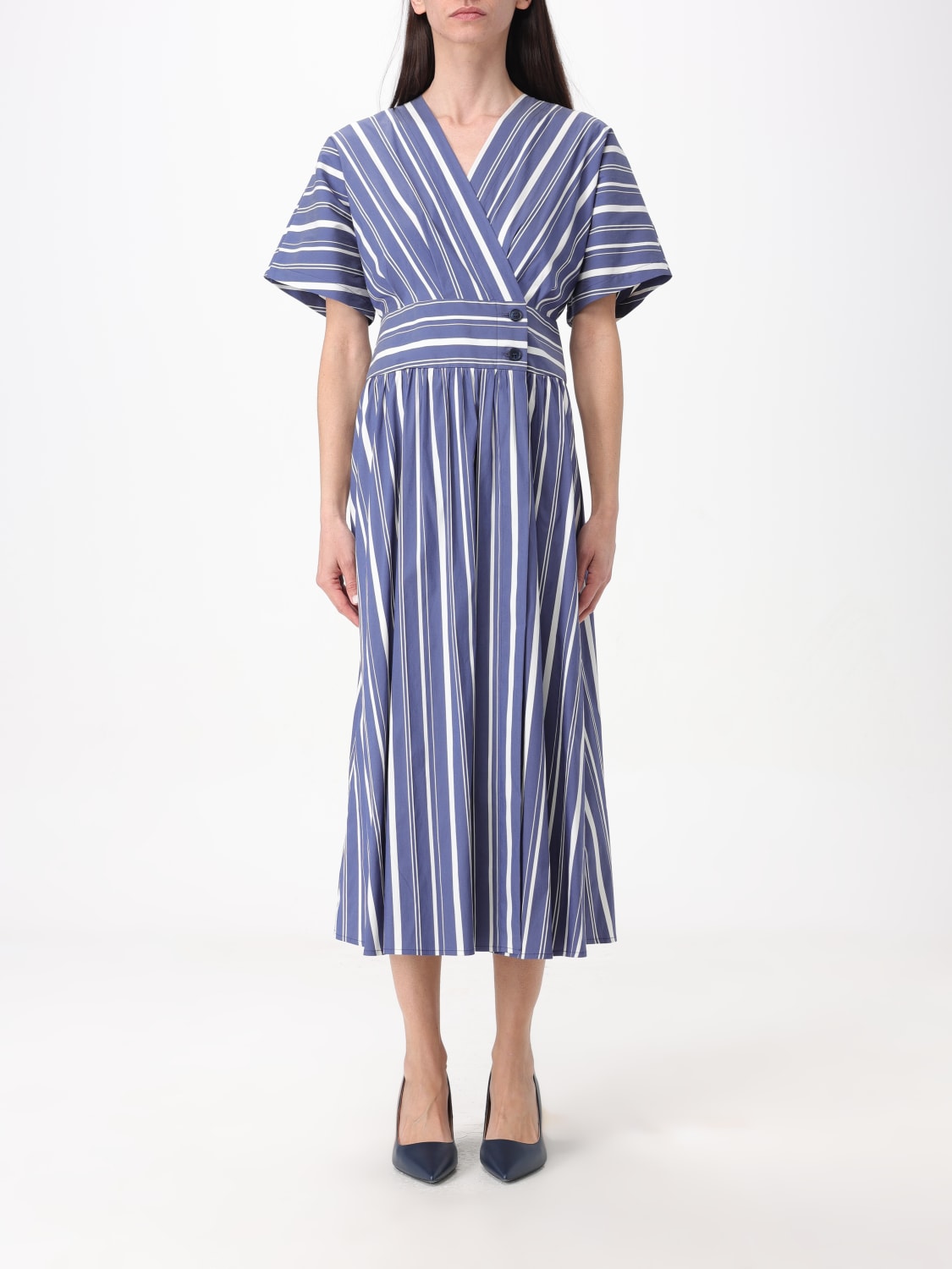 WOOLRICH DRESS: Dress woman Woolrich, Blue - Img 1