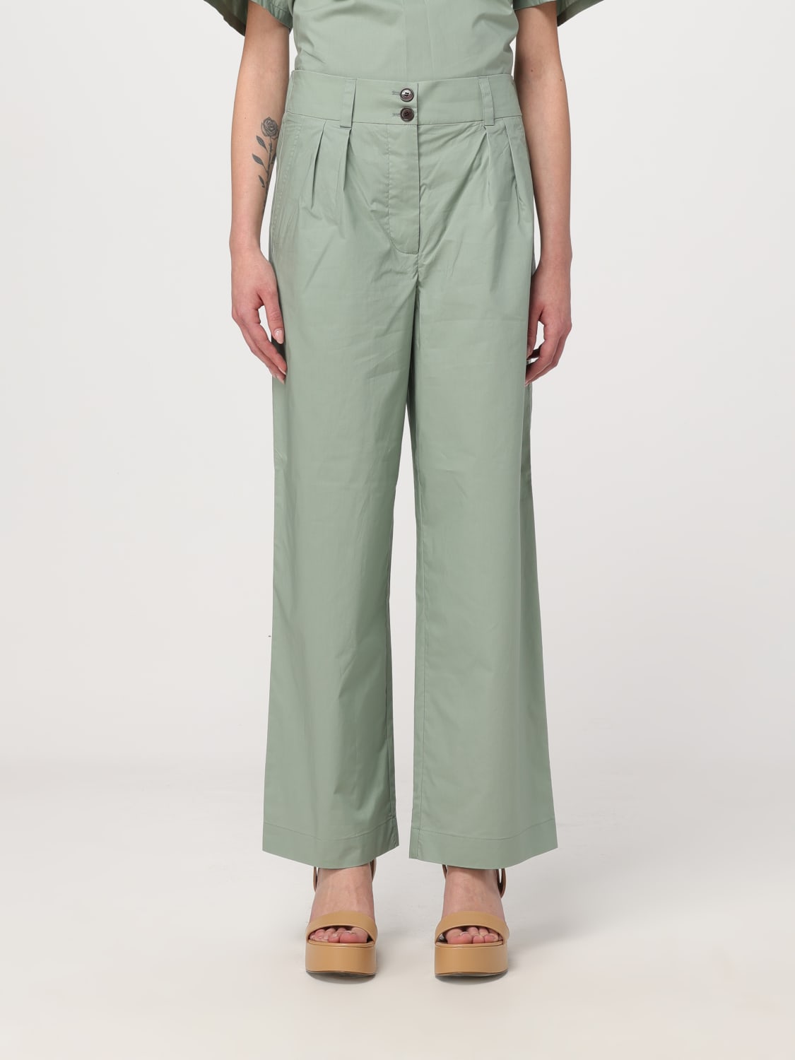 Woolrich Outlet: Pants woman - Sage | Woolrich pants