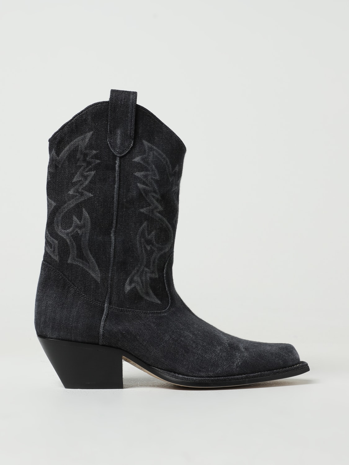 VIC MATIÉ FLAT ANKLE BOOTS: Shoes woman Vic MatiÉ, Denim - Img 1