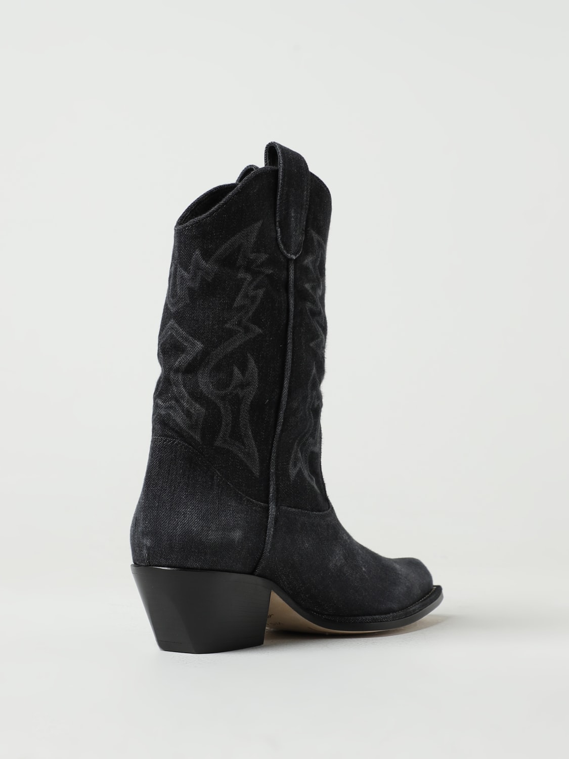 VIC MATIÉ FLAT ANKLE BOOTS: Shoes woman Vic MatiÉ, Denim - Img 3