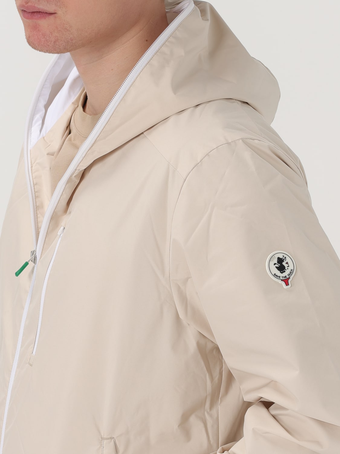 SAVE THE DUCK 外套: 外套 男士 Save The Duck, 米色 - Img 4