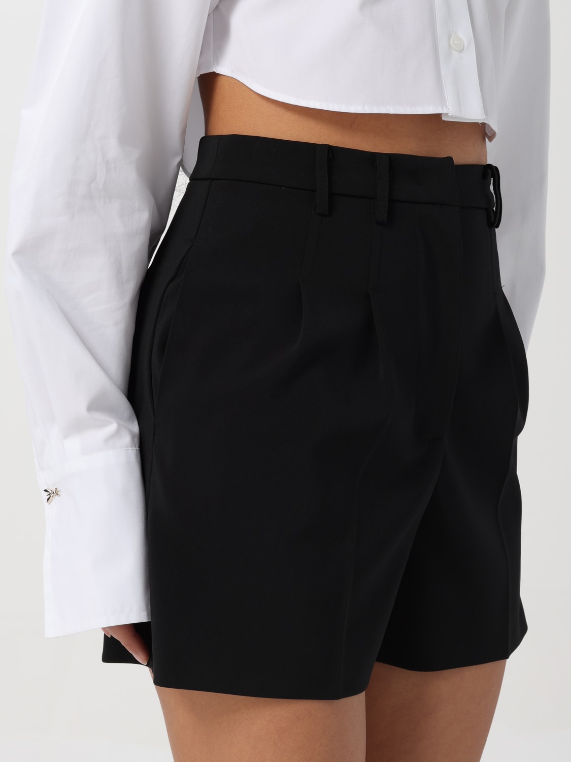 PATRIZIA PEPE: Short woman - Black | Patrizia Pepe short 8P0597A6F5 ...