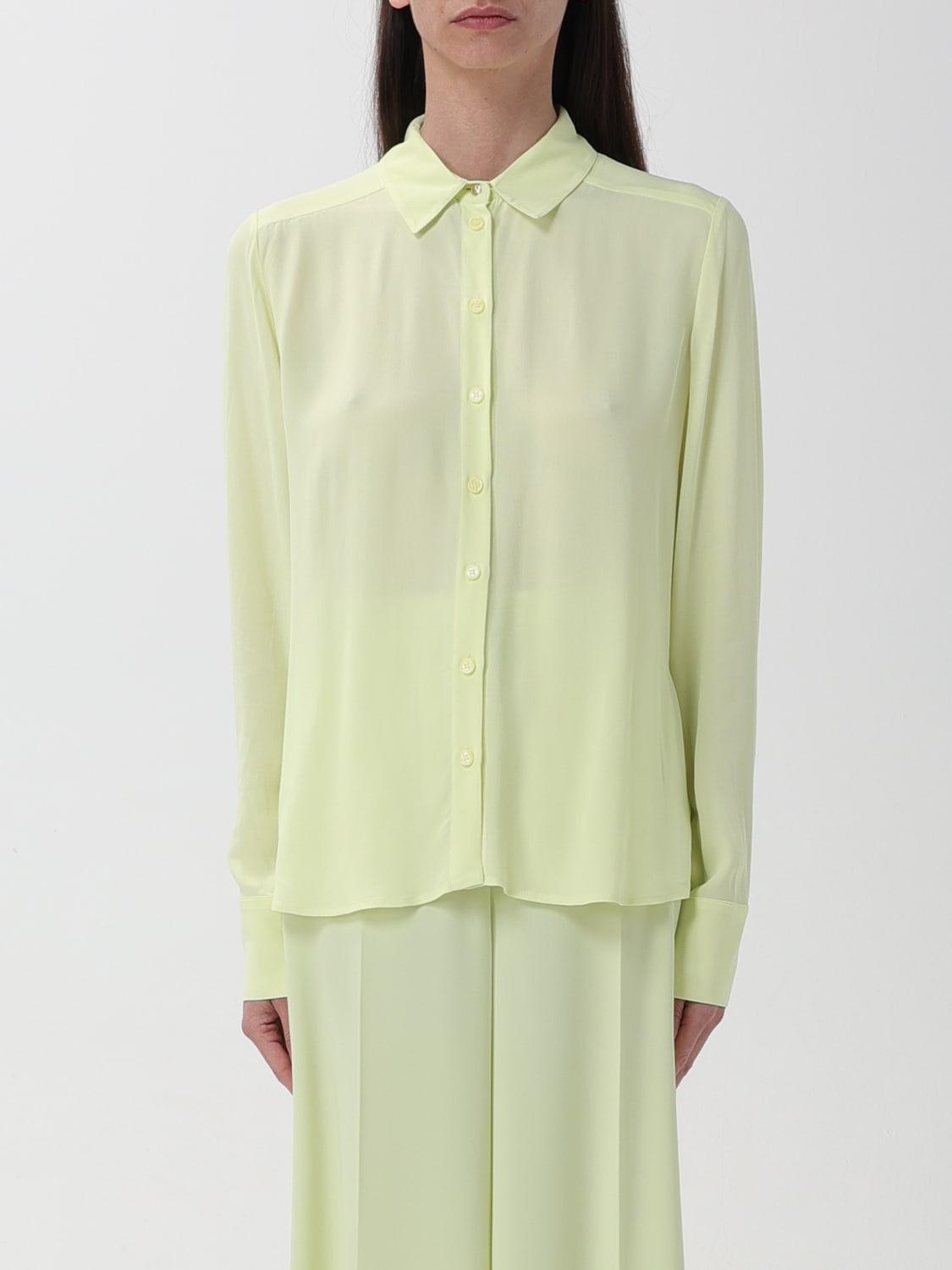 PATRIZIA PEPE SHIRT: Shirt woman Patrizia Pepe, Lime - Img 1