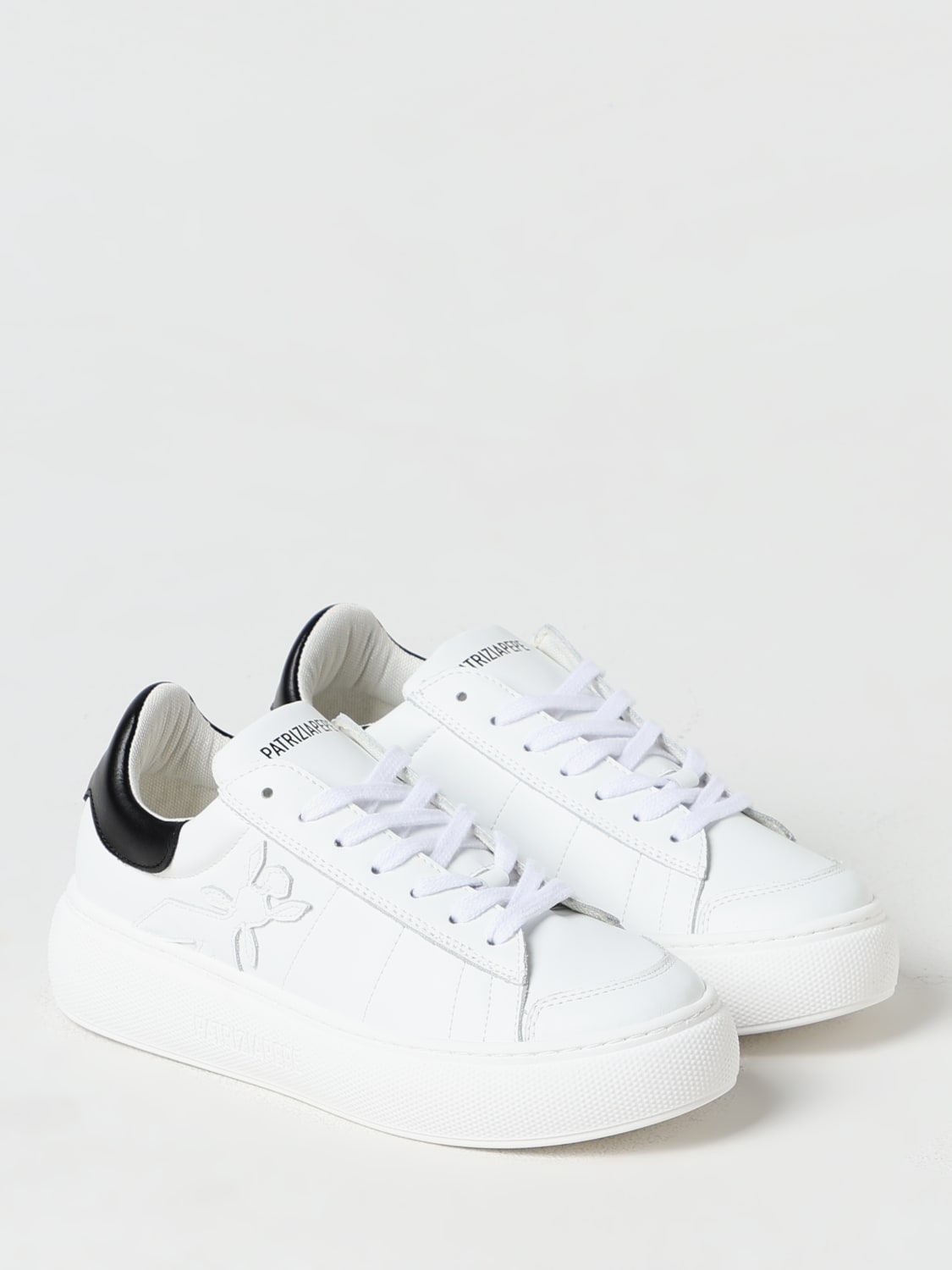 PATRIZIA PEPE BASKETS: Baskets femme Patrizia Pepe, Blanc - Img 2