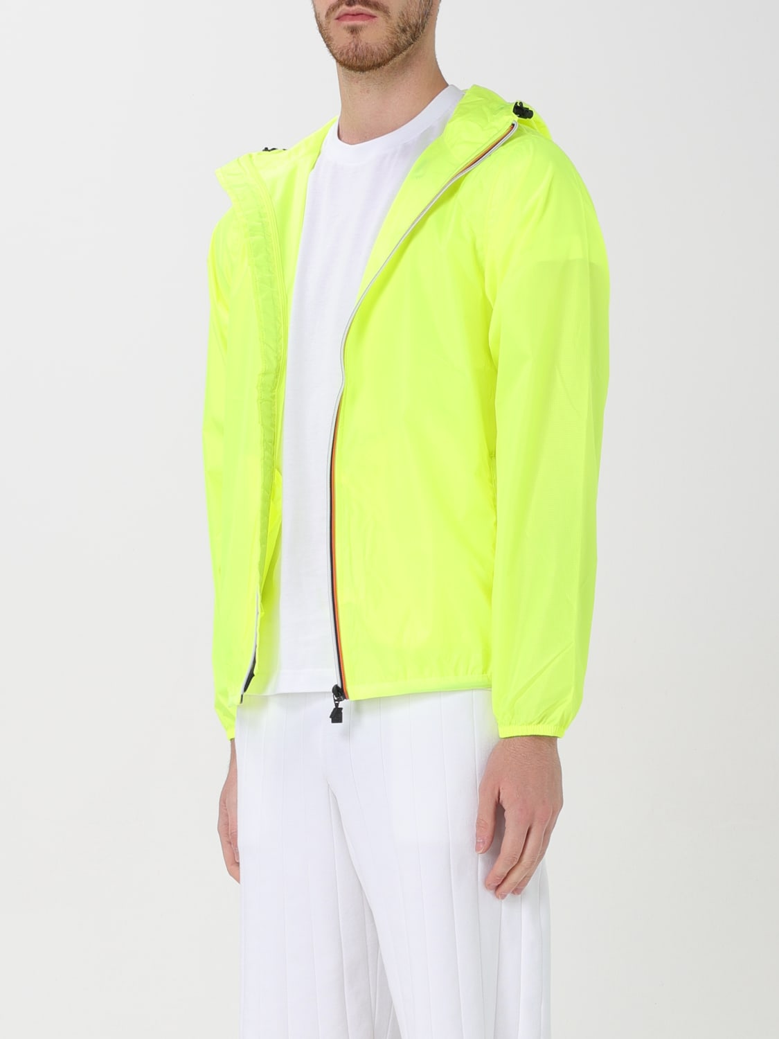 K-WAY JACKET: Jacket men K-way, Yellow - Img 3