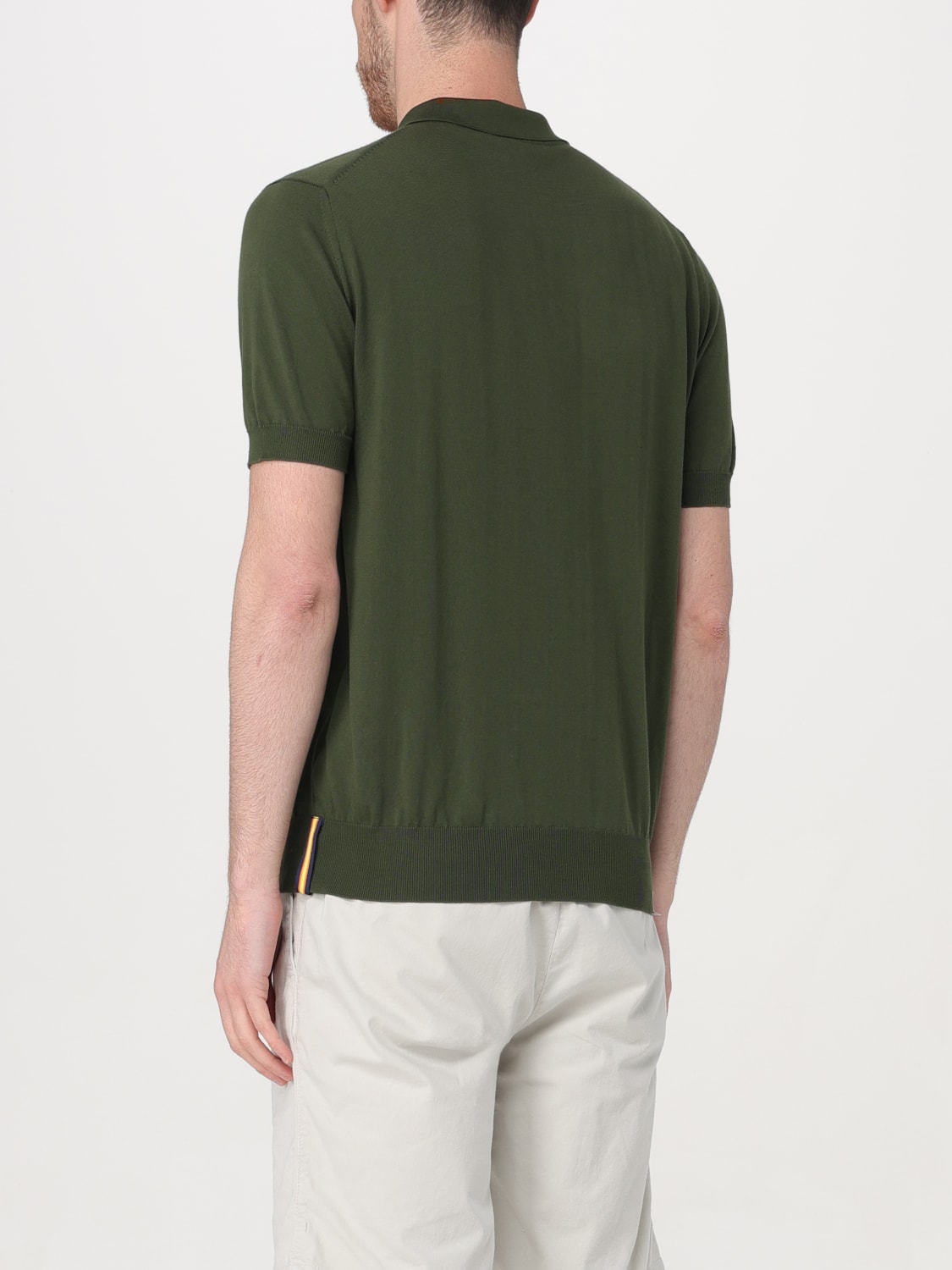 K-WAY POLO SHIRT: K-way men's polo shirt, Green - Img 2