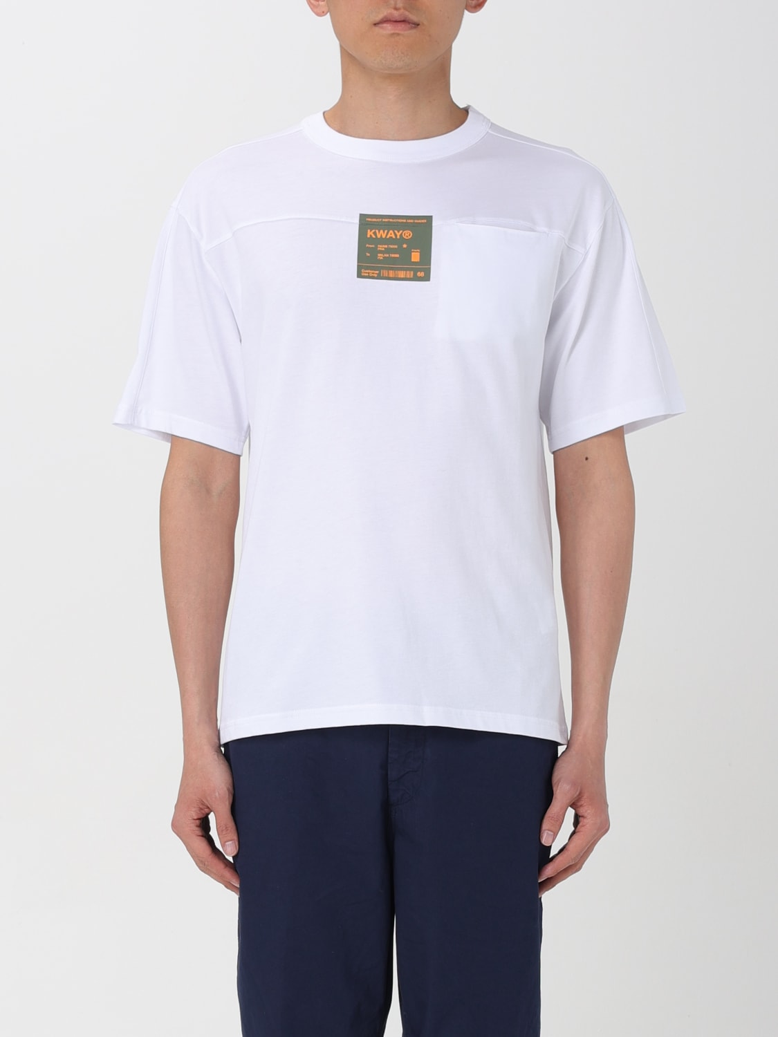 Giglio T-shirt basic K-Way in cotone