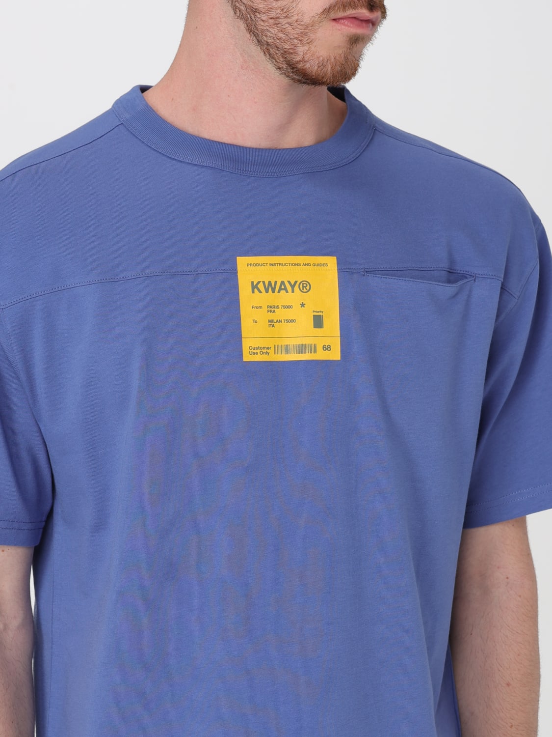 K-WAY CAMISETA: Camiseta hombre K-way, Azul Oscuro - Img 3