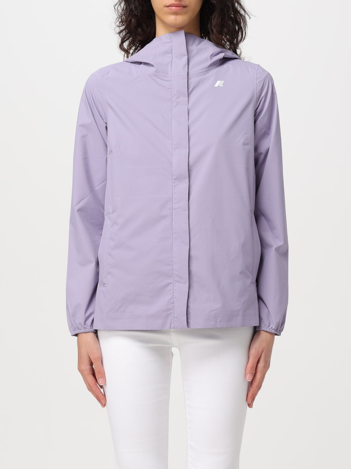 ジャケット K-WAY Woman Jacket Wisteria K31382W 721 K-Way Outlet: Jacket woman - Wisteria | K-Way jacket K31382W