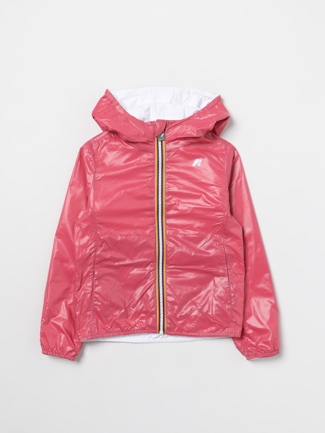K-WAY JACKET: Jacket kids K-way, White - Img 3