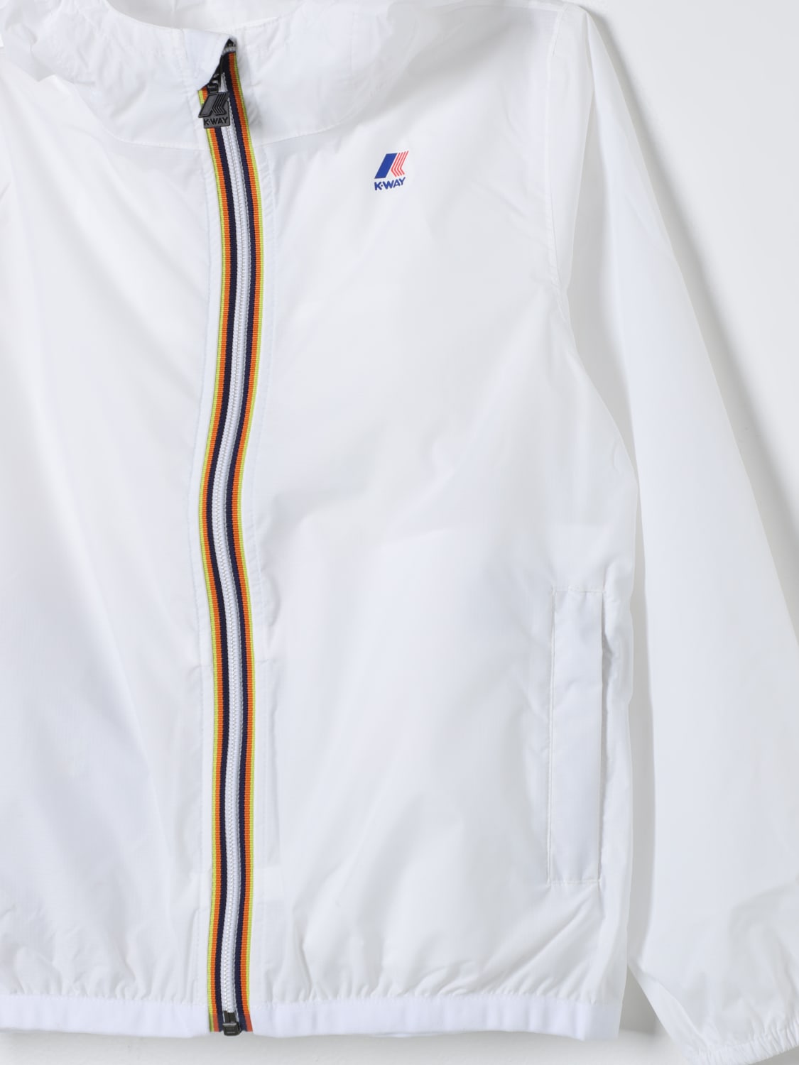 K-WAY JACKET: Jacket kids K-way, White - Img 3
