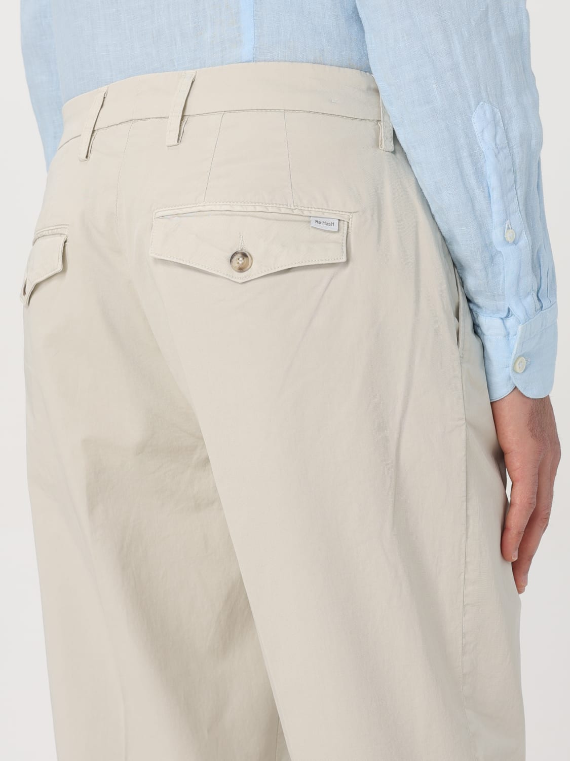 RE-HASH HOSE: Hose herren Re-hash, Beige - Img 3