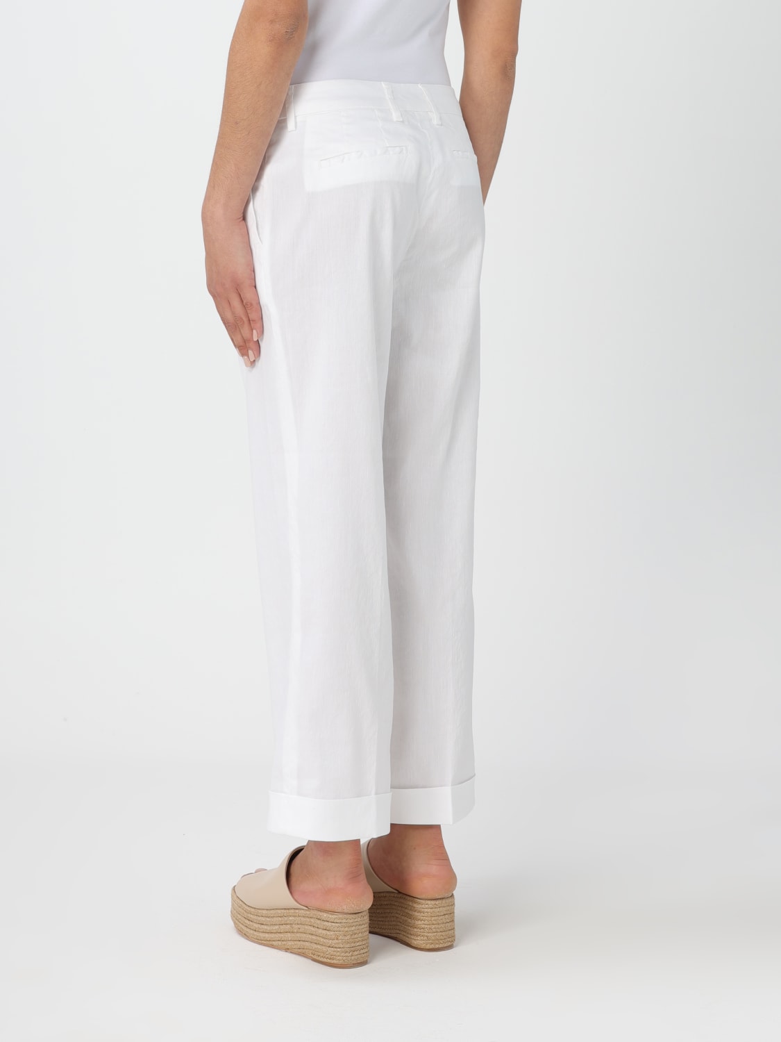 RE-HASH PANTALON: Pantalon femme Re-hash, Blanc - Img 2