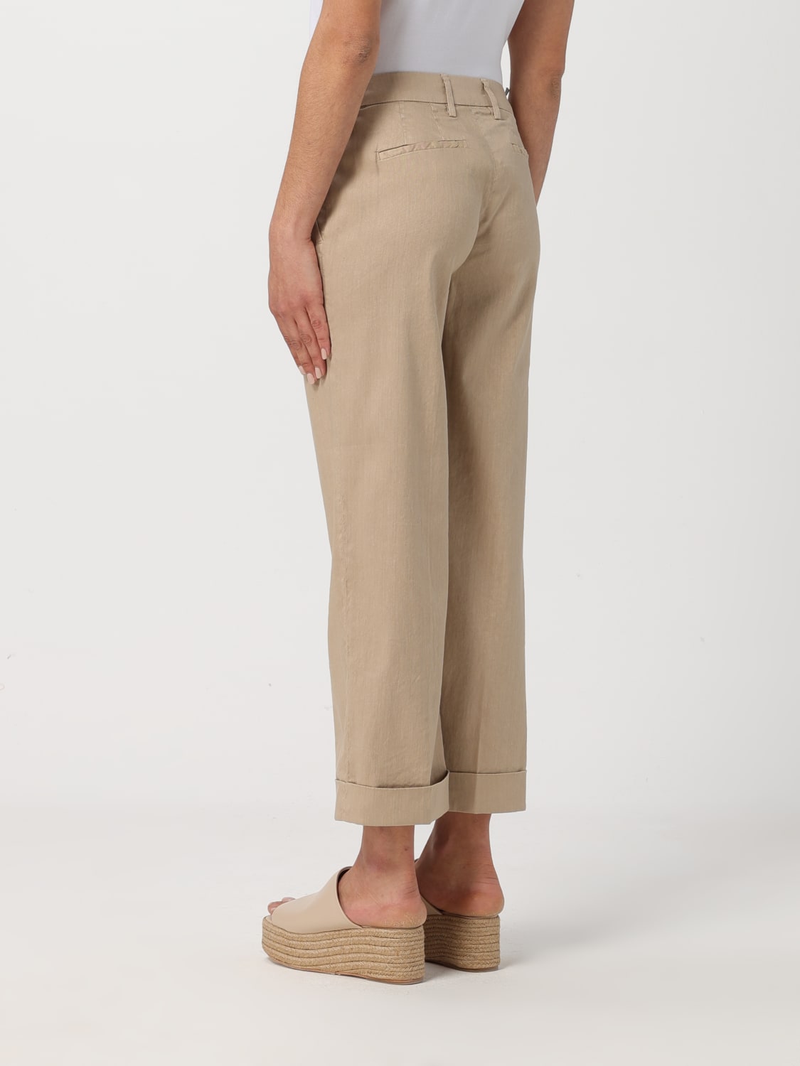 RE-HASH PANTS: Pants woman Re-hash, Beige - Img 2