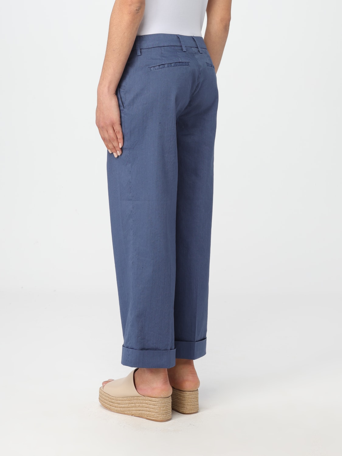 RE-HASH PANTS: Pants woman Re-hash, Royal Blue - Img 2