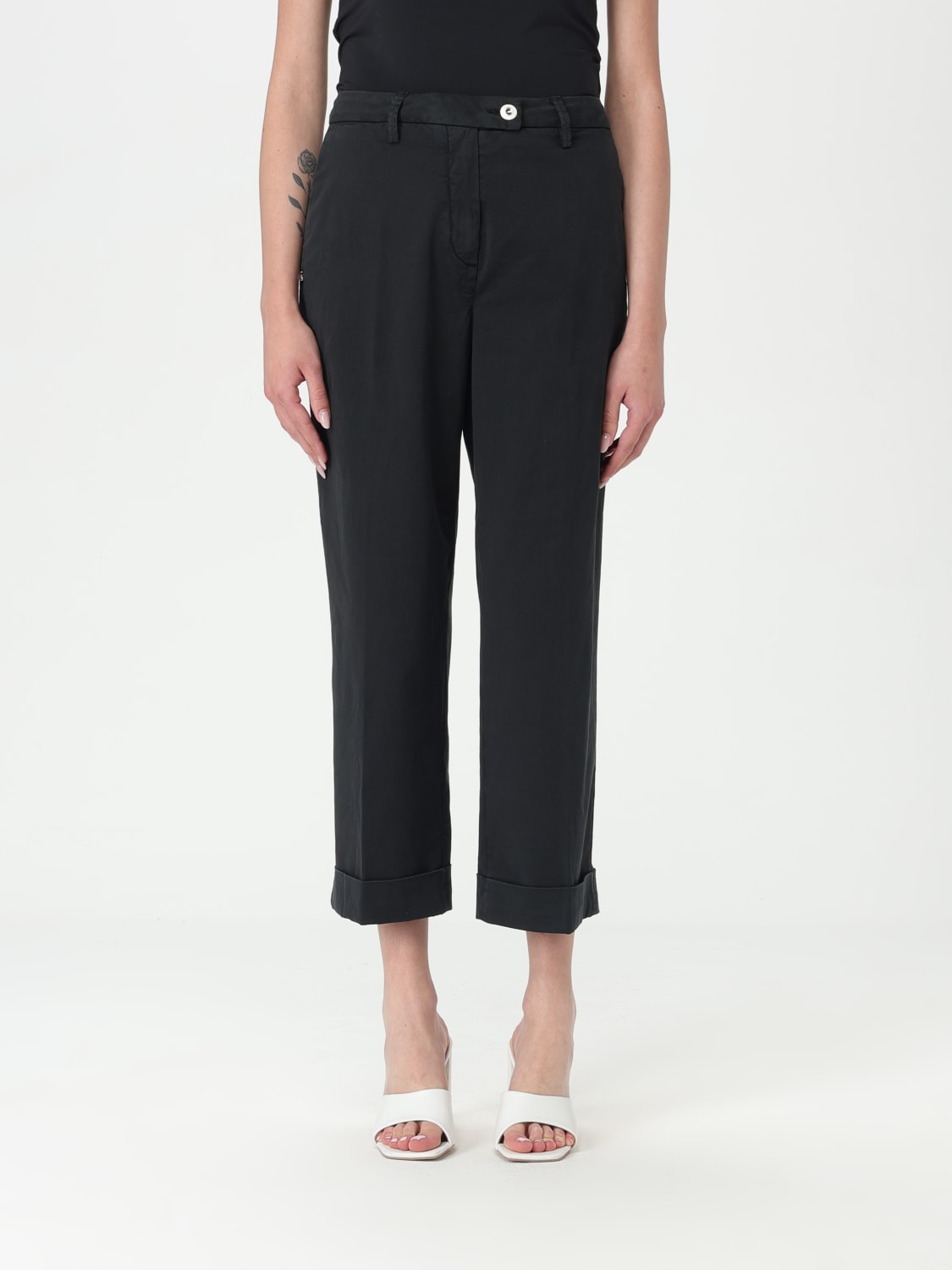 RE-HASH PANTS: Pants woman Re-hash, Black - Img 1