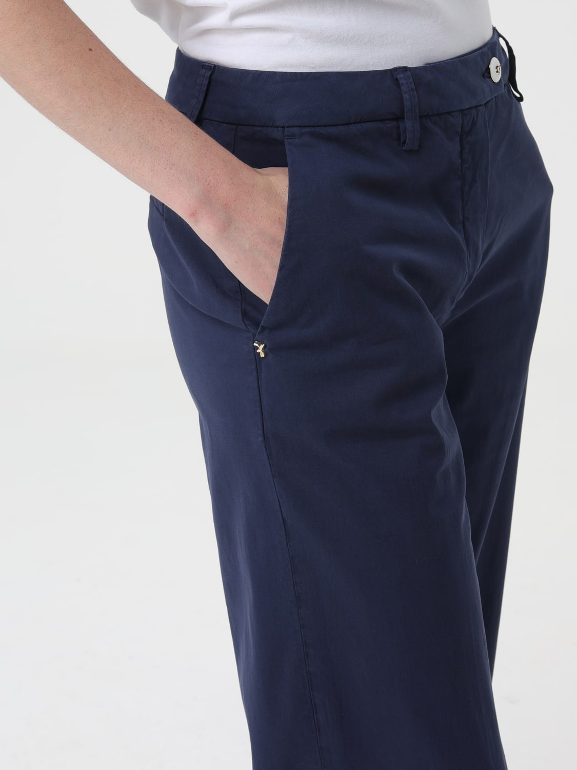 RE-HASH PANTS: Pants woman Re-hash, Blue - Img 3