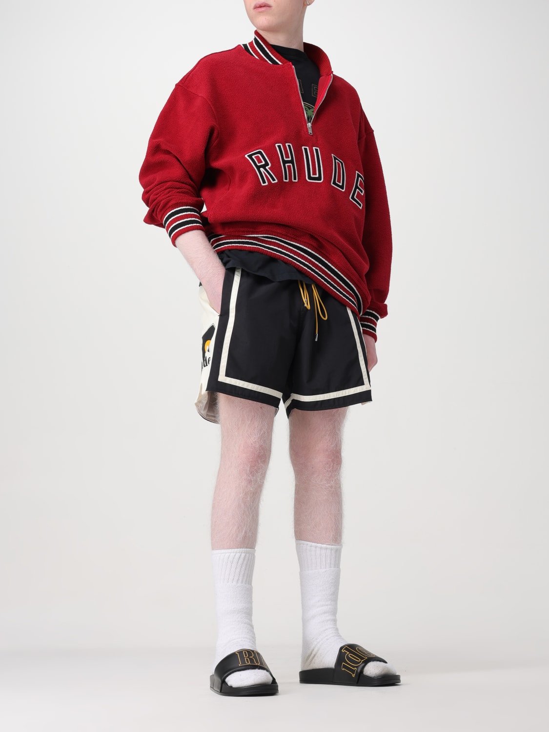 RHUDE SWEATSHIRT: Sweatshirt men Rhude, Red - Img 2