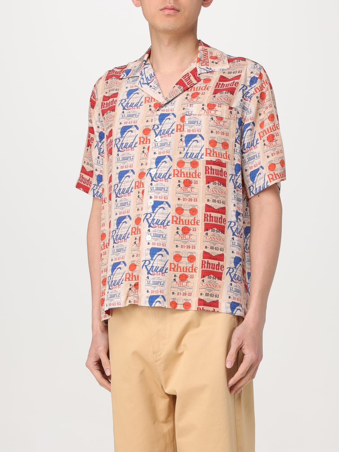 RHUDE SHIRT: Shirt men Rhude, Multicolor - Img 3