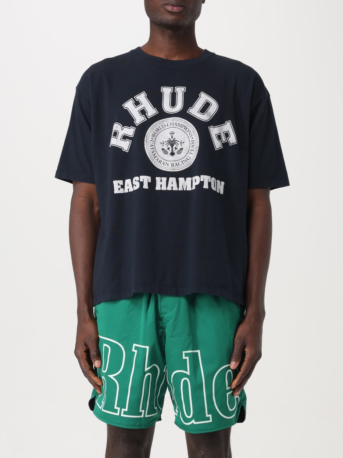 Rhude Outlet: T-shirt men - Black | Rhude t-shirt