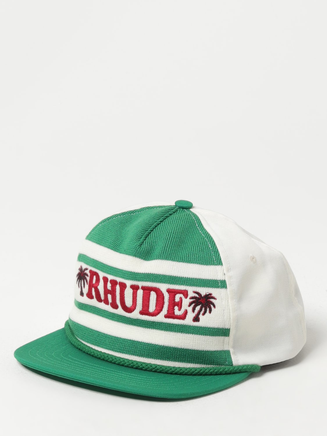 Giglio Cappello Rhude in cotone con cotone ricamato