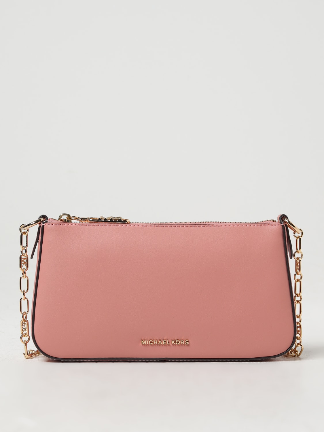 Michael kors pink shoulder bag best sale