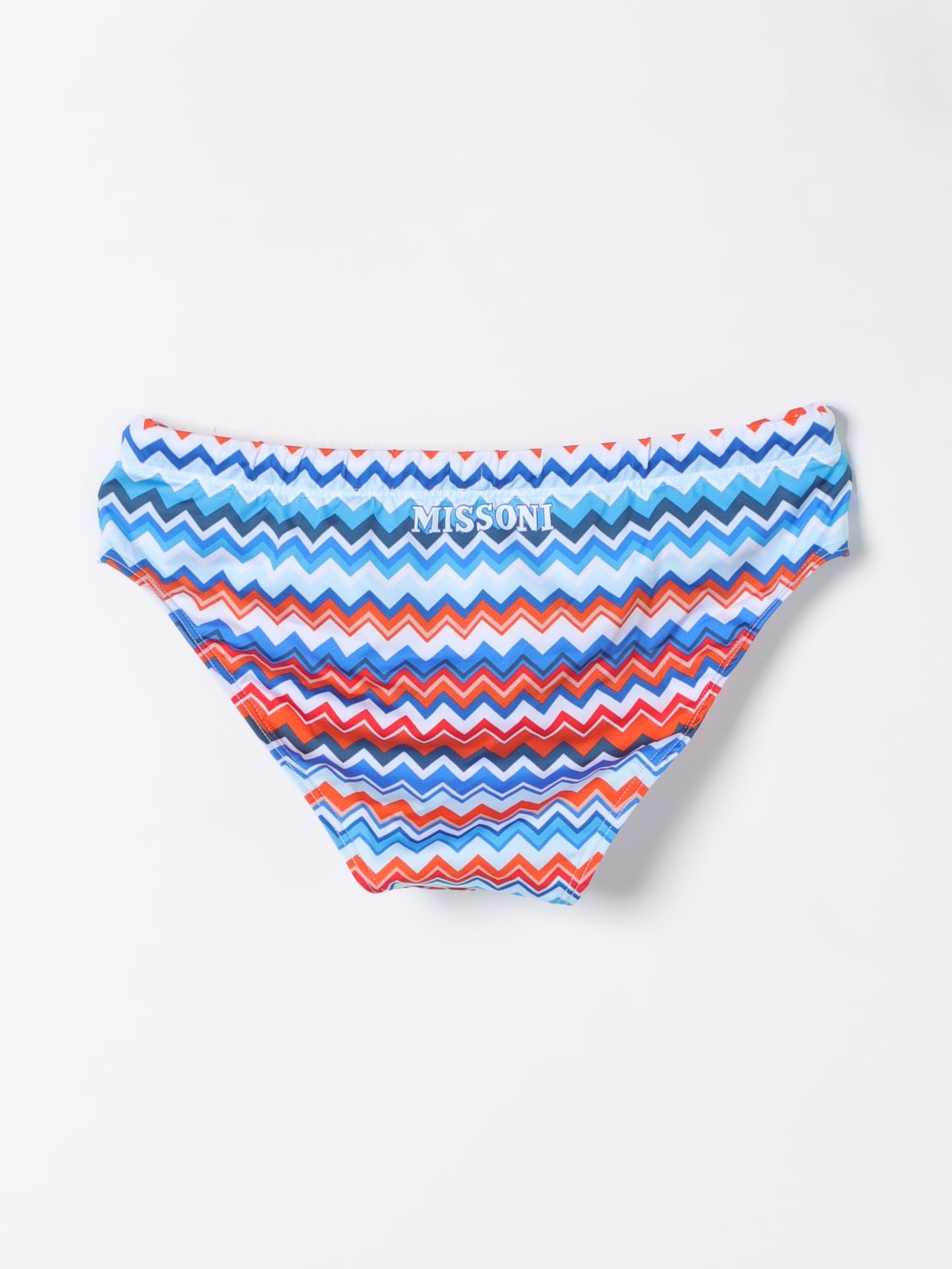 MISSONI COSTUME: Costume Missoni in lycra con stampa zig zag multicolor, Fantasia - Img 2