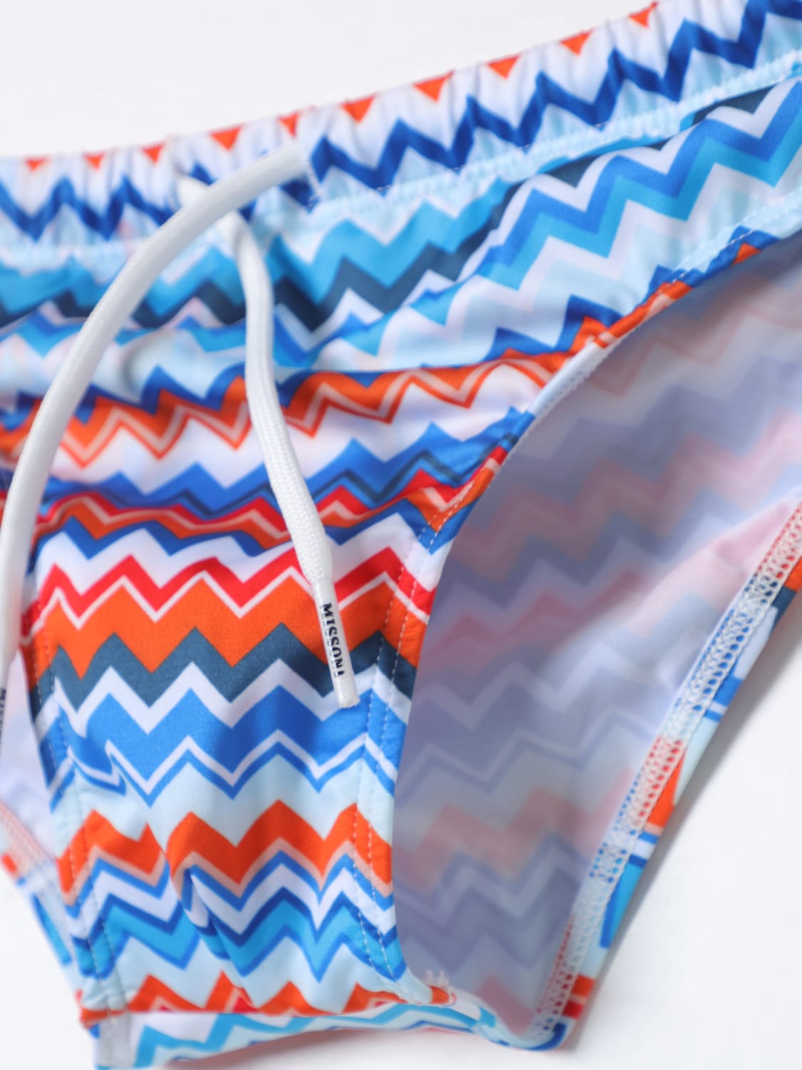 MISSONI COSTUME: Costume Missoni in lycra con stampa zig zag multicolor, Fantasia - Img 3