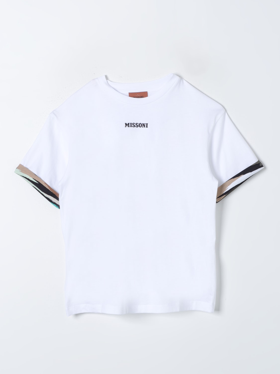 MISSONI T-SHIRT: T-shirt Missoni in cotone con logo , Bianco - Img 1