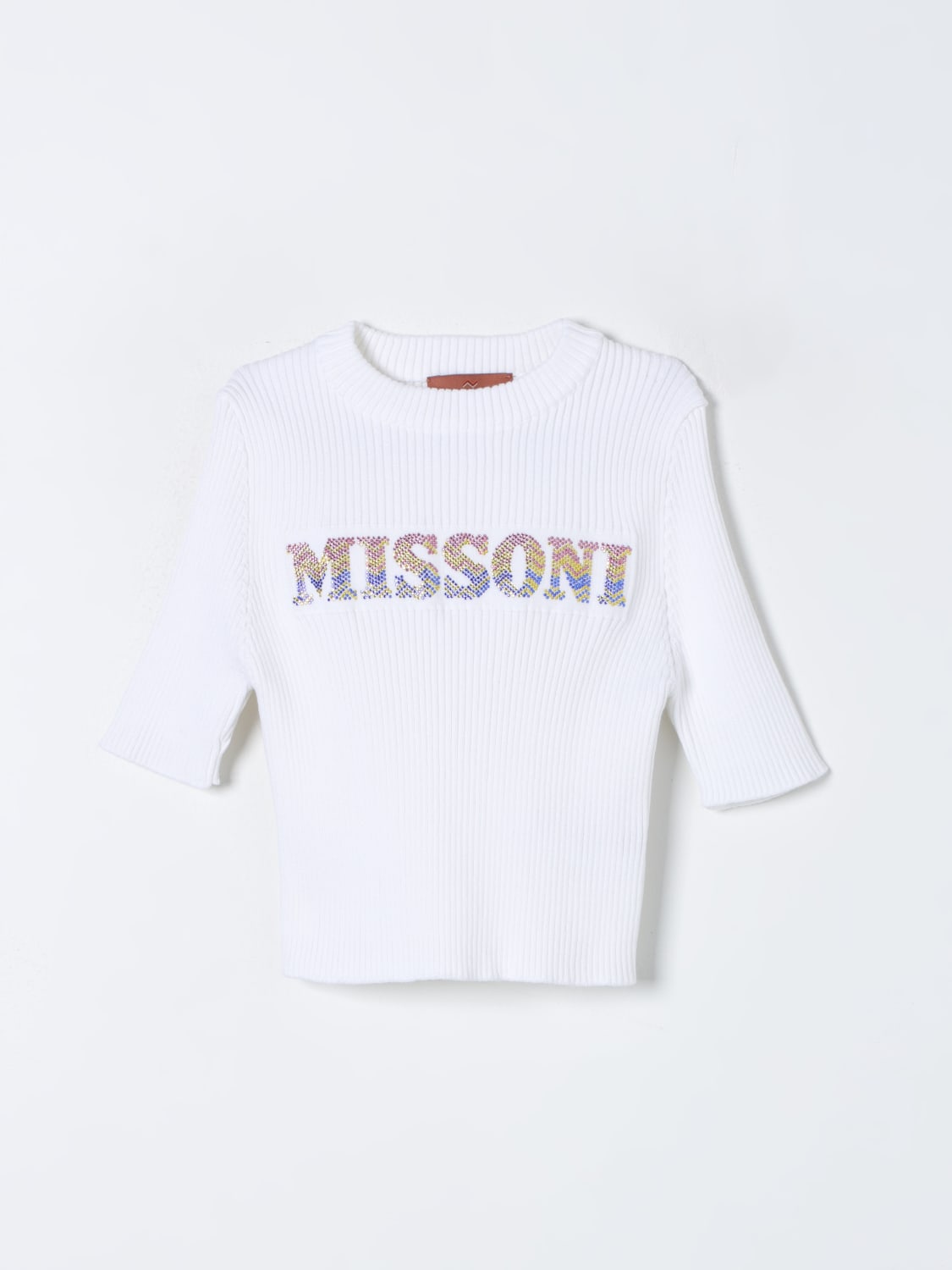 MISSONI 스웨터: 탑 남아 Missoni, 옐로우 크림 - Img 1