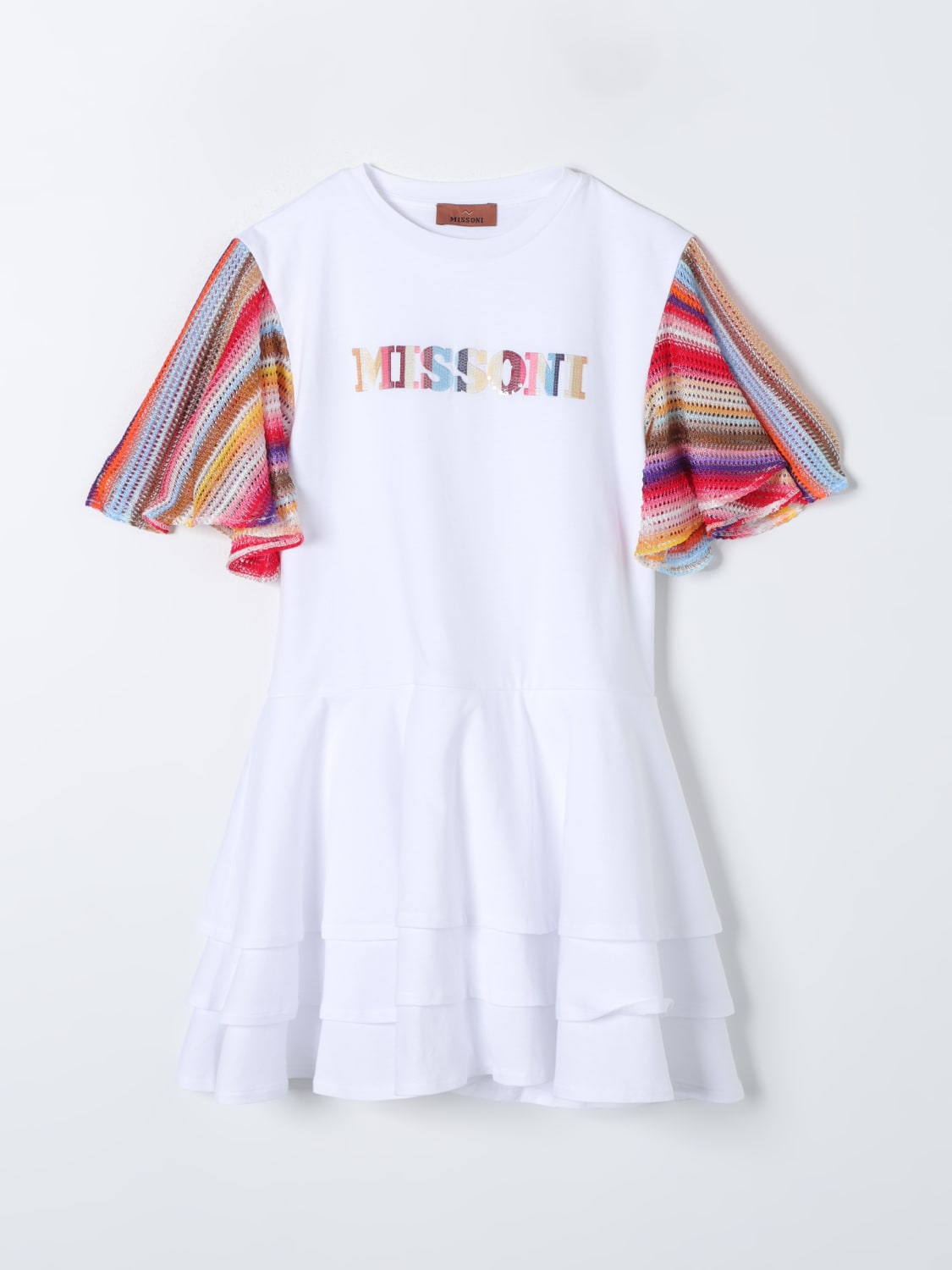 MISSONI 连衣裙: 连衣裙 儿童 Missoni, 白色 - Img 1